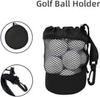 Golf Ball Bag With Mesh Nets