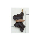 Cute Bulldog Keychain Lovely PU Leather Dog Hanger