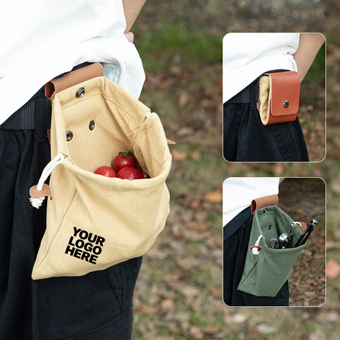 Picking Waist Folding Canvas Bag