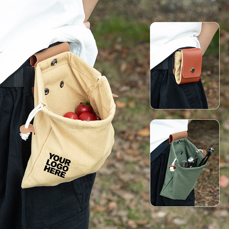 Picking Waist Folding Canvas Bag