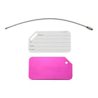 Aluminum Metal Square Luggage Tag