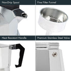 6 Cups Alumium Moka Pot
