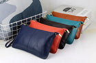 Wristlet Women'S Real Leather Wallet With Shoulder Strap