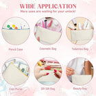 Makeup And Pencils Canvas Zipper Pouch