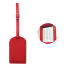 Metal Buckle Leather Luggage Tag