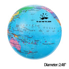 PU Foam Earth Pattern Bouncy Ball Toy
