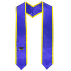 Unisex Adult Plain Graduation Stole With Trim