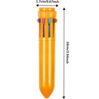 Christmas 10 In 1 Mini Retractable Pen Multi-Color