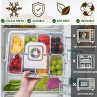 Snackle Box Container with Ice Pack