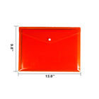 Snap-Closure A4 Transparent Document Pouch
