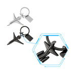 3D Metal Model Airplane Keychain Simulated Passenger Plane
