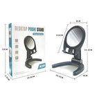 ABS Desktop Folding Phone Holder Stand With Mirror