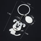 Custom Cute Pet Keychain with Swinging Head