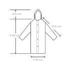 Reusable Eva Rain Ponchos For Adults