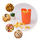 Foldable Silicone Popcorn Snack Bucket