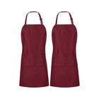 Adjustable Bib Aprons With 2 Pockets