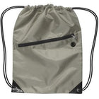 Nylon Zippered Drawstring Backpack