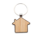 Bamboo-Metal Keychain