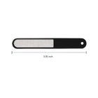 Black Stainless Steel Nail File With Anti-Slip Handle