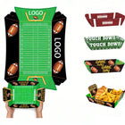 12Pcs Disposable Football Party Food Paper Plate