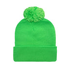 Women's Candy Color Pom-Pom Knit Hat (Autumn Winter)