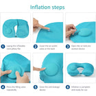 Inflatable U Shaped Pillow Travel Airplane Neck Pillow