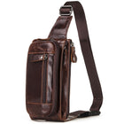 Genuine Leather Men's Vintage Multi-Functional Waist Bag