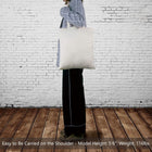 Premium Cotton Canvas Tote Bag Reusable Shoulder Shopper
