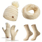 Wool Hat, Scarf, Gloves And Socks