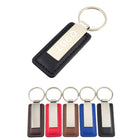 Rectangular Leather Keychain