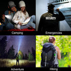 3 LED Hand Crank Emergency Flashlight