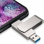 Metal type-c Dual Flash Drive 2in1C Memory Stick Thumb Drive