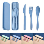 Reusable Wheat Straw Cutlery Set
