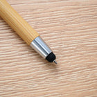 Bamboo Pen Wooden Retractable Ballpoint Pen with Stylus