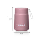 12 Oz Stainless Steel Breakfast Insulation Cup With Lanyard