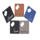 Leather Coaster Bottle Opener