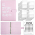 100 Envelope Challenge Savings A5 Loose-Leaf Notebook