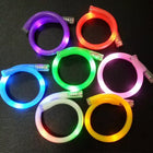 Assorted Fun Colors Led Flashing Tube Light Up Bracelets