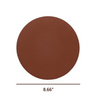 Round Pu Leather Non-Slip Mouse Pad