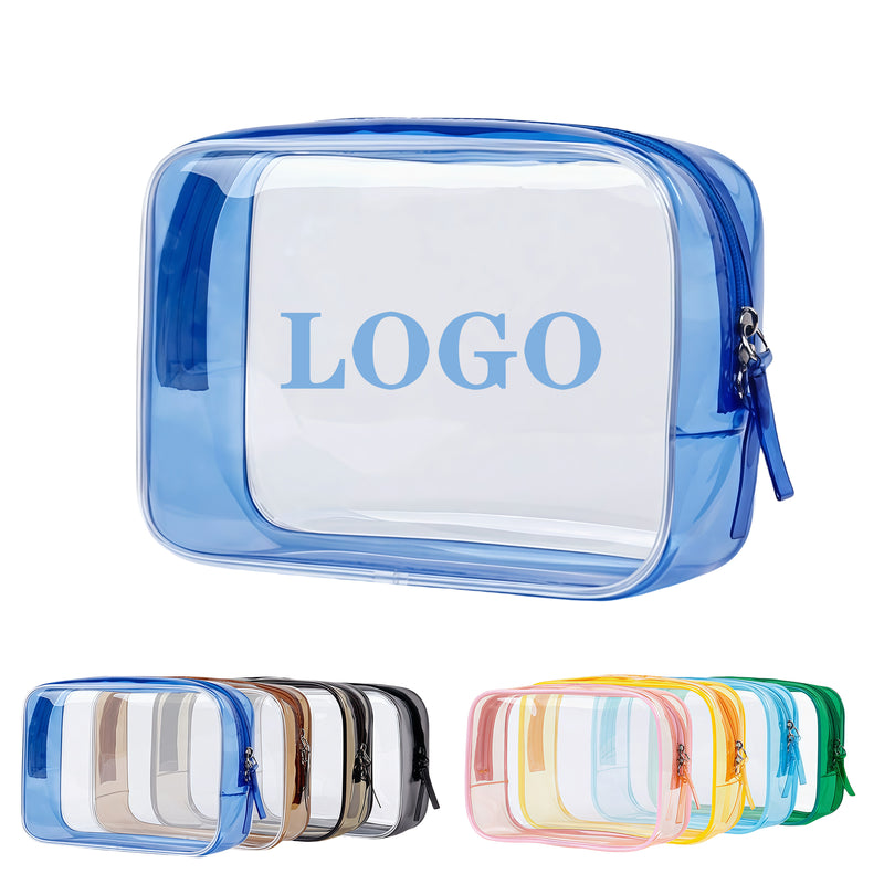 Clear Cosmetic Toiletry Bag With Zipper