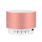 Mini Led Aluminum Round Bluetooth Wireless Speaker