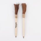 Broom-shaped pen