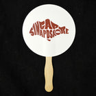 Wooden Handle Round Fan