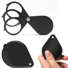 Mini Folding Magnifying Glass With Protective Sheath
