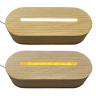 Wood Led Light Base
