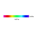 Customized Rainbow Silicone Wristbands