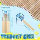 12 Colored Pencils With Sharpener