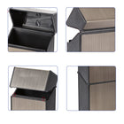 Aluminum Patch Cigarette Case for 20 Cigarettes
