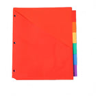 Binder Dividers With Tabs And Pockets 6 Pack