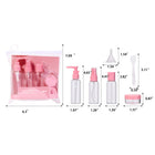 Seven-Piece Travel Bottle Set